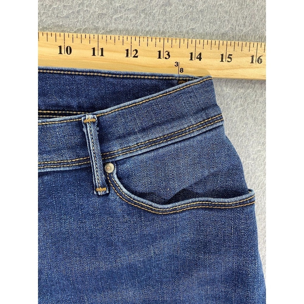Levis Perfectly Slimming 512 Bootcut Jeans Size 10 (29x33) Dark Wash Cowgirl - Picture 2 of 9
